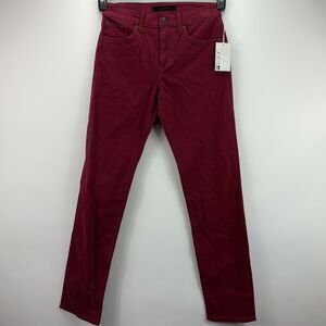 Joe's Jeans Mens The Brixton Straight Narrow Jeans Burgundy 28